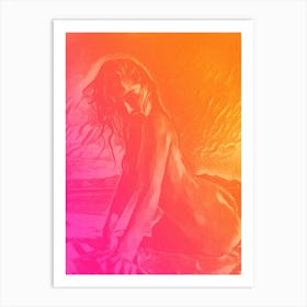 Nude Woman In The Sun Art Print