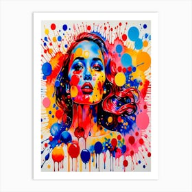 'The Girl', Dripping Art Art Print