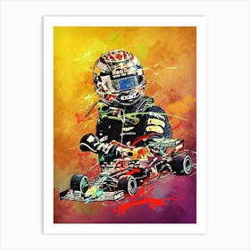 Formula 1 Red Bull Max Verstappen Art Print