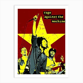 Rage Against The Machine 5 Art Print