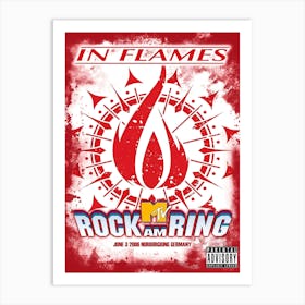 In Flames Rock Am Ring 2006 Poster Art Print