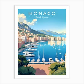 Monaco Travel Art Print