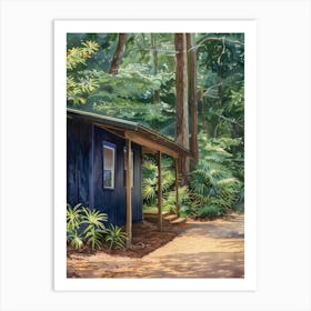 Cabin In The Woods 4 Art Print