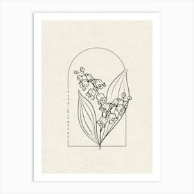 Lily Of The Valley Flower Art Print