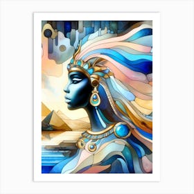 Cleopatra Portrait Artwork 147 Art Print