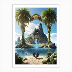 Fantasy Island Art Print