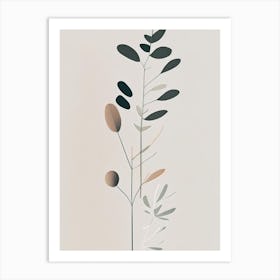 Rue Herb Simplicity Art Print