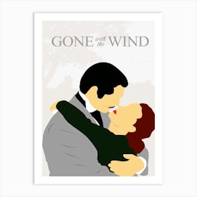 Gone With The Wind Film Art Print