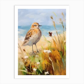 Bird Painting Dunlin 4 Art Print