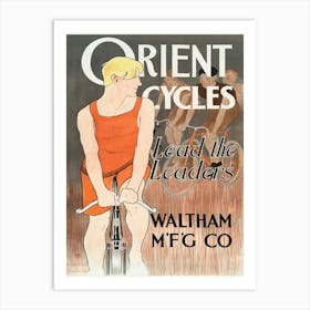 Orient Cycles (1895), Edward Penfield Art Print