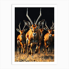 Wild Animal Creative Portrait 64 Art Print