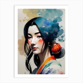 Geisha 107 Art Print