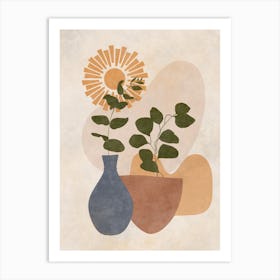 Sun And Plants 8 Art Print