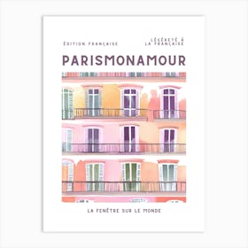 Paris mon amour 1 Art Print