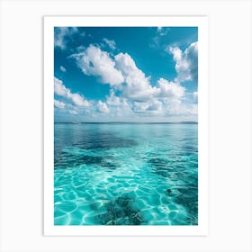 Clear Blue Water Art Print