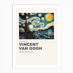 Museum Poster Inspired By Vincent Van Gogh 13 Art Print