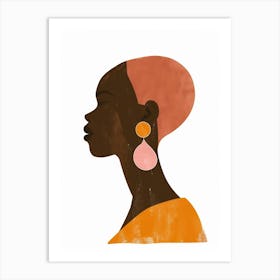 Portrait Of African Woman 70 Art Print