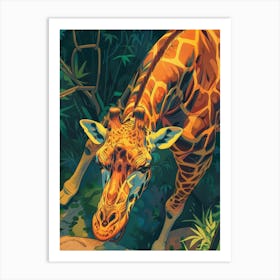 Giraffe 204 Art Print