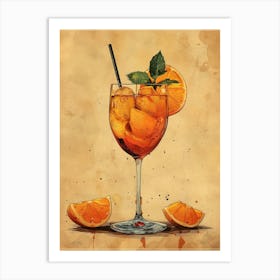 Aperol Spritz Art Print 158 Art Print