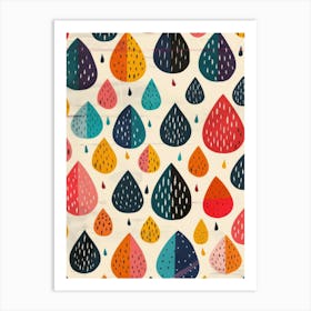 Raindrops 7 Art Print