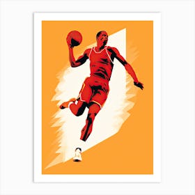 Basketball Player 6 print Art Print