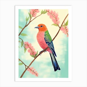 Bird On A Branch Art Print