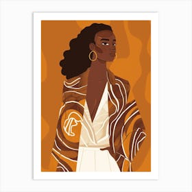 Afro-American Woman 60 Art Print