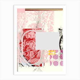 Daydream Red Rosa Mix Art Print