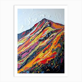 Mountain Painting Art Print