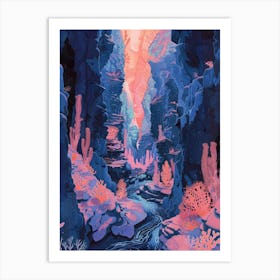 'River Of Coral' Art Print