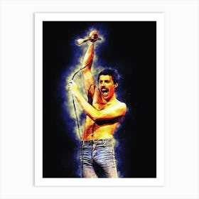 Spirit Freddie Mercury Art Print