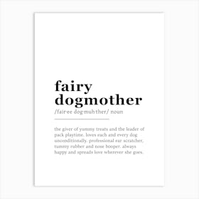 Fairy Dogmother Definition Poster - Dictionary Poster