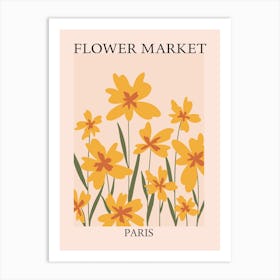 Paris Flowers Art Print