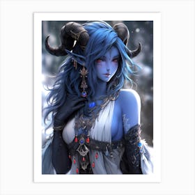 Elven Beauty Art Print