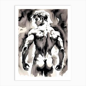 Echoes of Strength The Unseen Form Juan 1 Art Print