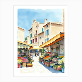 Market In France 1 Art Print