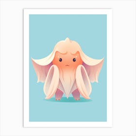 Dumbo Octopus Kids Illustration 3 Art Print