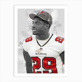 Christian Izien Tampa Bay Buccaneers Art Print