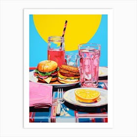 Pop Art American Diner 5 Art Print