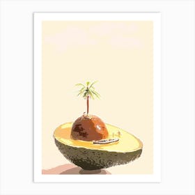 Avocado Island Art Print