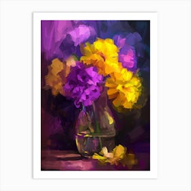 Carnations In A Vase 4 Art Print