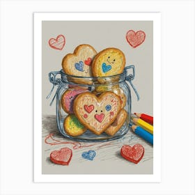 Cookies In A Jar 2 Art Print