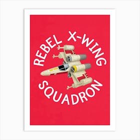 Rebel X - Wing Squadron Art Print