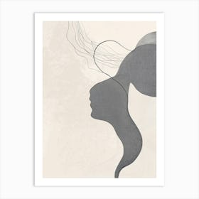 Woman'S Head 1 Art Print