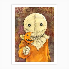 Jack O Lantern 1 Art Print