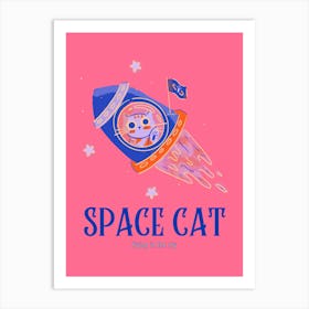 Space Cat Art Print