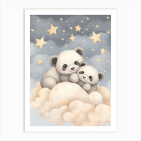 Sleeping Baby Panda 1 Art Print