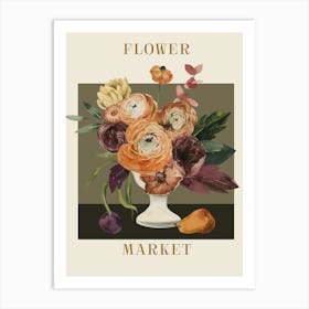 Flower Market 36 Art Print