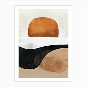 Sandakan Stone Park Bauhaus Minimalist Art Print