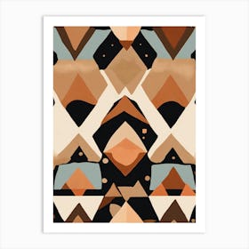 Abstract Geometric Pattern Art Print